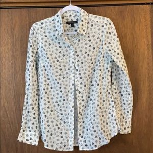 Banana republic size small nautical blouse